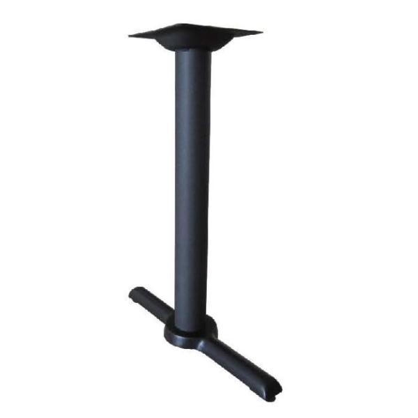 Restaurant Table base Cross Table leg Black Powder Coat Cast Iron Hospitality Furniture