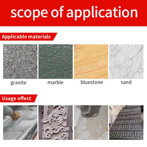 CNC Machining Accessories Router Bit Set Ball Nose Stone Carving Engraving Tools Bits