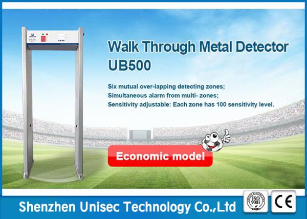 Economic Security Walk Through Gate 100 Sensitivity Level With Fireproof