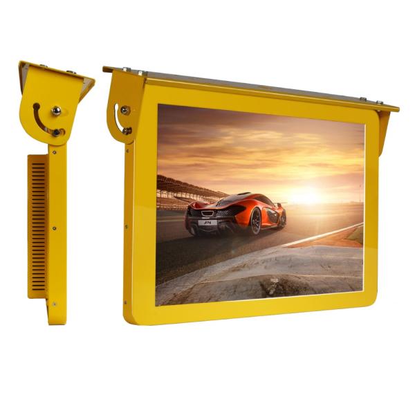 Ultra Slim Lcd Advertising Display Bus / Train Digital Signage 15 Inch 82 Inch Wall Mount