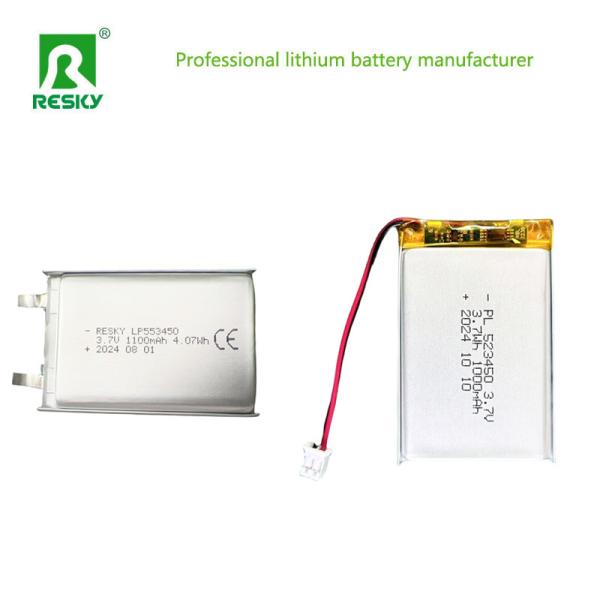 Lithium Polymer Battery Cell 523450 603450 3.7V 1000mAh 3.7wh Rechargealbe Lipo Battery Pack