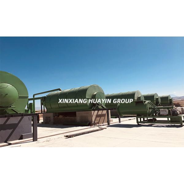 1 ton To 15 Ton Per Batch Pyrolysis Plant For Used Tyres