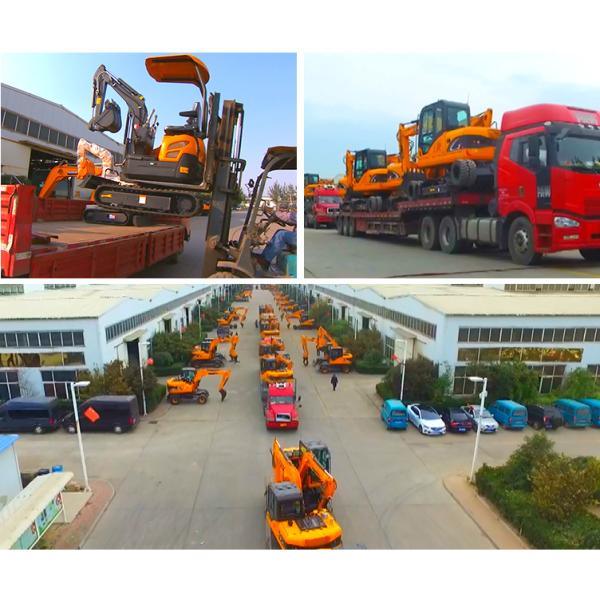 Mini Digger 1 Ton Prices with Thumb Bucket 3.5 Ton Mini Excavator KOOP 192F Engine