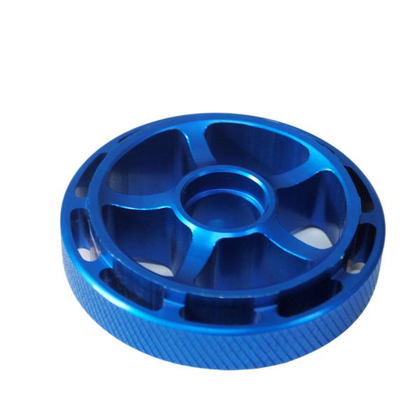Blue Anodized Aluminum Parts , Custom CNC Precision Machining Service