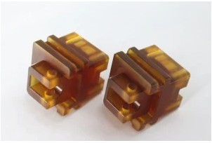 China Precision Amber PEI Injection Molding Plastic Parts High Temperature Resistance wholesale