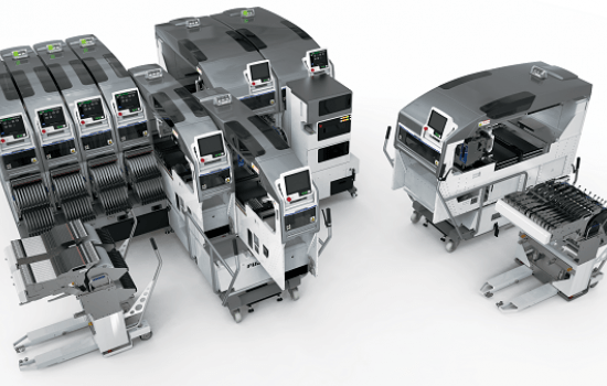 High Speed SMT Pick And Place Machine , Automatic Multi Nozzle SMT Mounting Machine