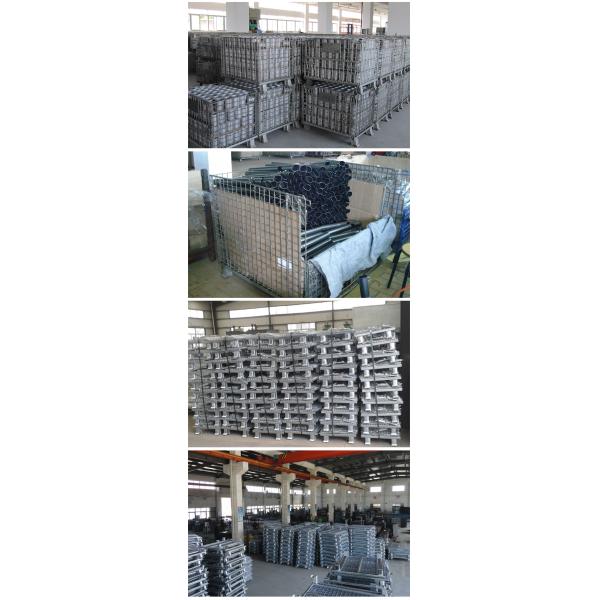 600kg Warehouse Storage Cages With Wheels For Supermarket Odm