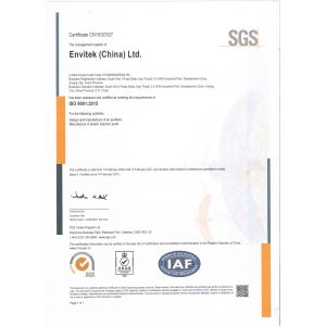 Envitek(China)Ltd. Certifications