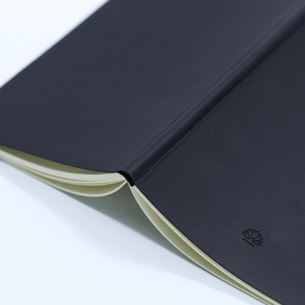 Popular Dark Blue Soft Cover Notebook , Daily Journal Notebook For Students