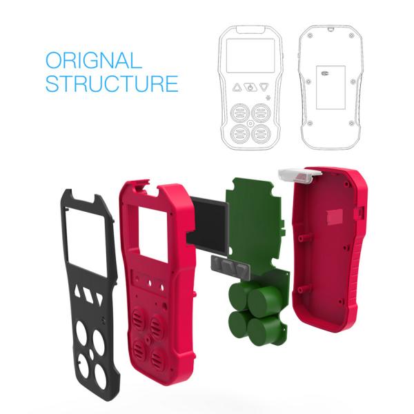 Multifunction 4 In 1 Gas Detector Oxygen Methane Meter 1 Year Warranty