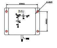Kicase Inertial Measurement Unit Sensor , Inertial Guidance System Gital RS422 Output