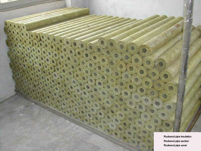 China Rigid stonewool Pipe Insulation wholesale