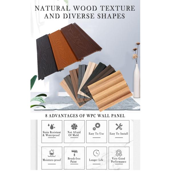 Durable Eco Waterproof Ceiling Rot Proof For Interior Decor In Linyi PVC UPVC WPC Wall Panel