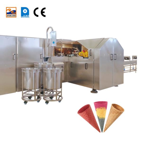 1.1KW 47 Plates Ice Cream Cone Making Machine Waffle Biscuit Machine