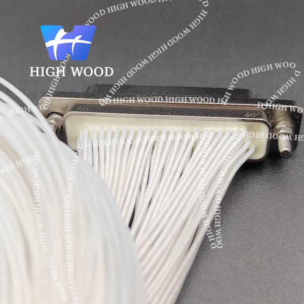 J30J SERIES MICRO-D Connectors,J30J-66ZKP3 L=1000, J30J Series Twisted Pin Micro Rectangular Electrical Connector