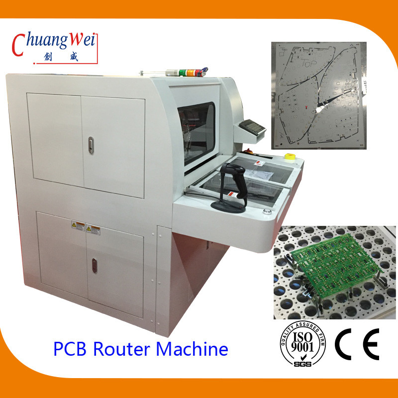 China Double Station PCB Router Machine with Auto Routing Bit Checker wholesale