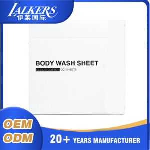 China Custom Shower Sheets Lightweight And Compact Body Wash Sheets Biodegradable wholesale