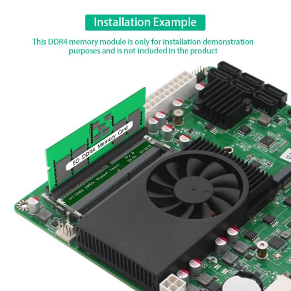 Laptop SO-DIMM Memory RAM DDR4 260Pin Slot To Desktop DDR4 DIMM Adapter Test Protection Card