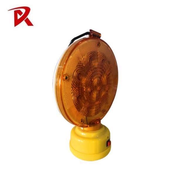 Yellow Rechargeable Traffic Warning Light 12pcs Amber Flashing Safety Lights