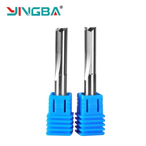 Manufacturers High-quality Low Prices Solide Carbide Straight End Mill Wood Cutting Bits Double Flute Straight Bits