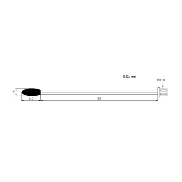 Instruments Household Appliances Nuanshuibao Special NTC Thermistor 10K 50K 100K 1% High Precision 3-5mm Line Length
