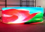 Curved Exterior Led Screen , P10 Outdoor Full Color Led Display Long Distance