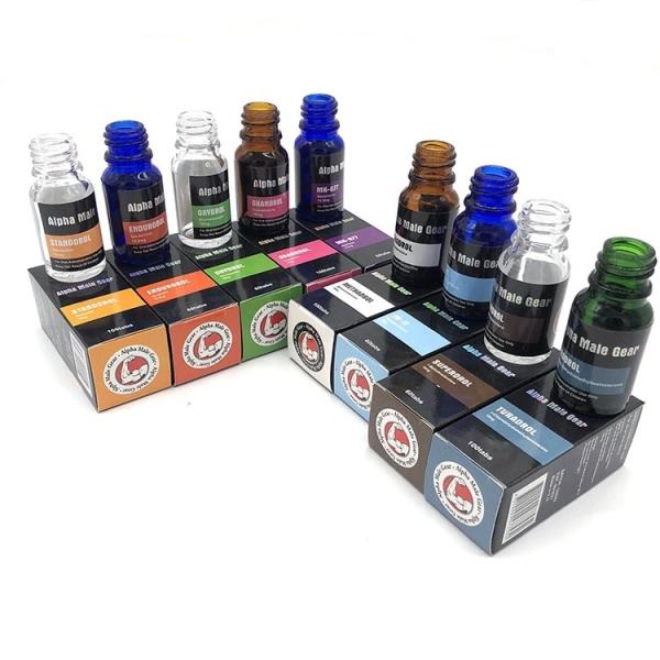 Regular size Custom Adhesive Holographic Logo 10ml Vial Label Sticker