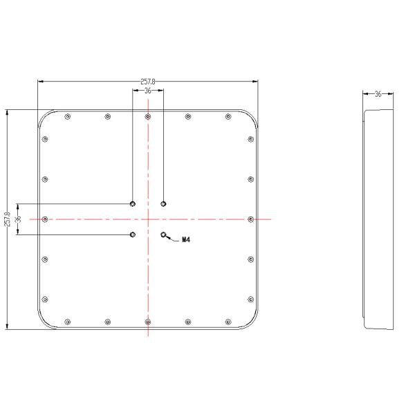 RFID Parking System UHF RFID Antenna Long Range Reading Antenna UHF RFID with 8.5dBic Gain