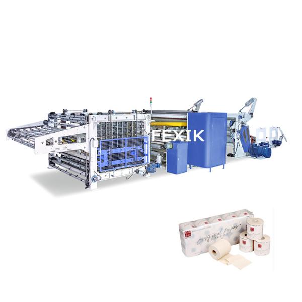 High Speed Color Glue Lamination Toilet Roll And Paper Towel Rewinding Machine
