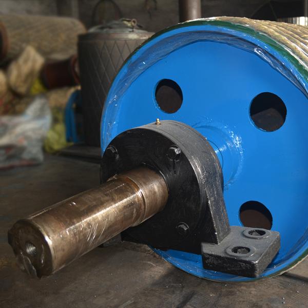 Flat Belt Rubber Lagging Pulley