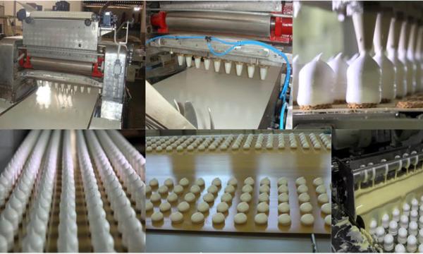 Automatic Marshmallow Depositing Production Line Machine Marshmallow Depositing