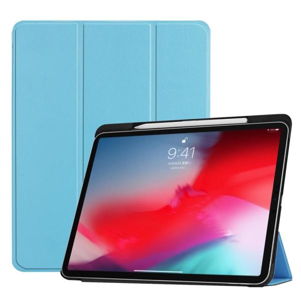 iPad Pro 11 2018 Folio Case,PU Leather Cover with Pencil Holder for iPad Pro 11