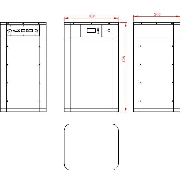 51.2V Lithium Ion Storage Battery, 300Ah BESS For Industrial Energy Storage Backup