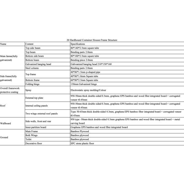 Portable Fireproof Expandable Foldable 20ft Container House With Terrace
