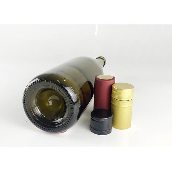 Frosted Empty 750ml Wine Bottles / Dark Green Shatterproof Glass Water Bottle