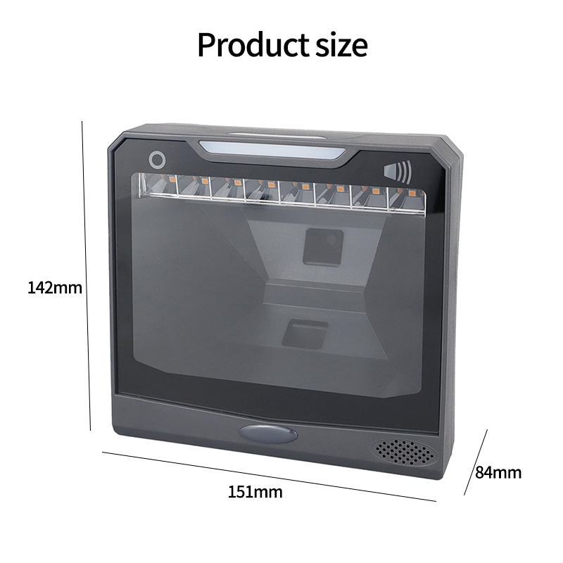 Auto Sense POS Barcode Scanner Handsfree Table Top Barcode Scanner
