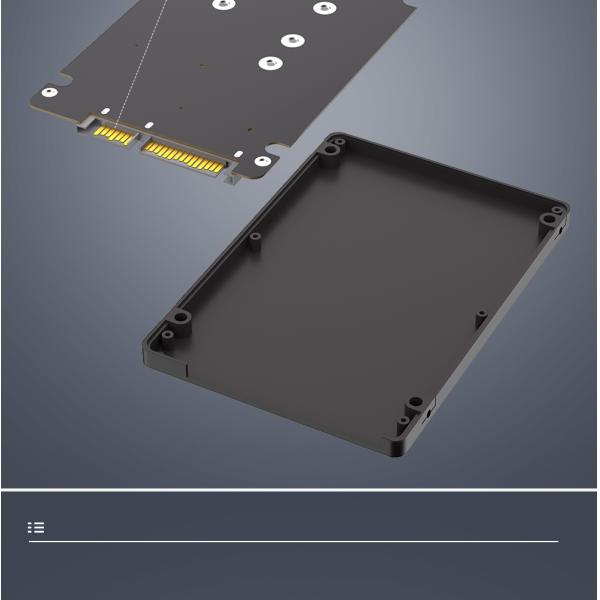 Dual M.2 NGFF Key B to SATA III Adapter for SSD Expansion
