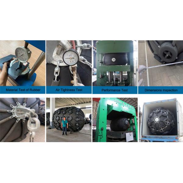 80kPa Yokohama Pneumatic Rubber Fender 2.0*3.5M Floating For Ship To Ship