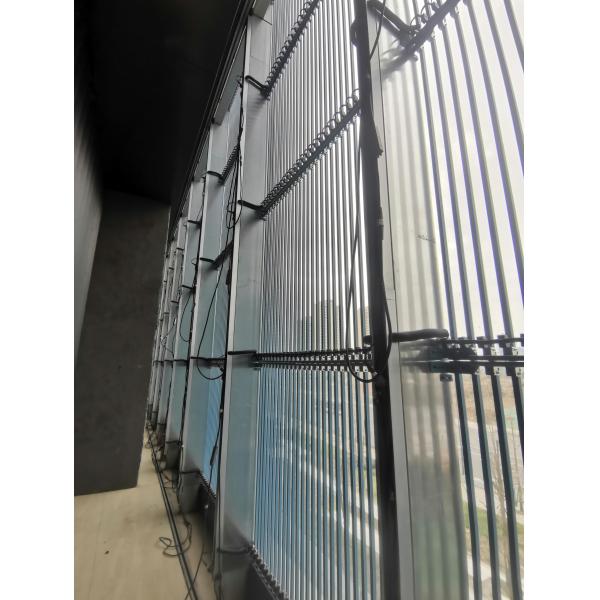 Glass Transparent Outdoor Advertising Led Display Screen With Full Color