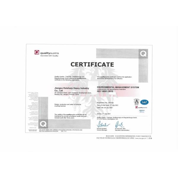 Construction Certificate ISO9001 Suitable for Various Excavator Tonnage Crushing Hammer