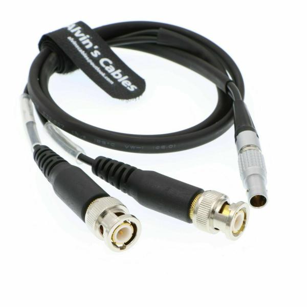 Alvin's Cables TIME Code Input Output Cable for Sound Devices XL LB2 5 Pin Male to BNC