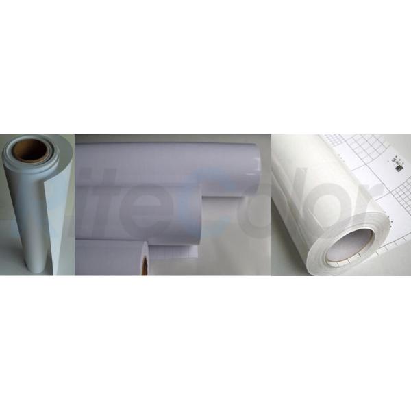 Eco Solvent PP Synthetic Paper , Adhesive Matte Polypropylene Film Rolls