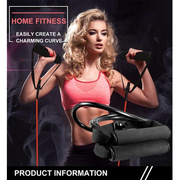 120cm Elastic Pull Rope , Fitness Resistance Bands For Home Yoga