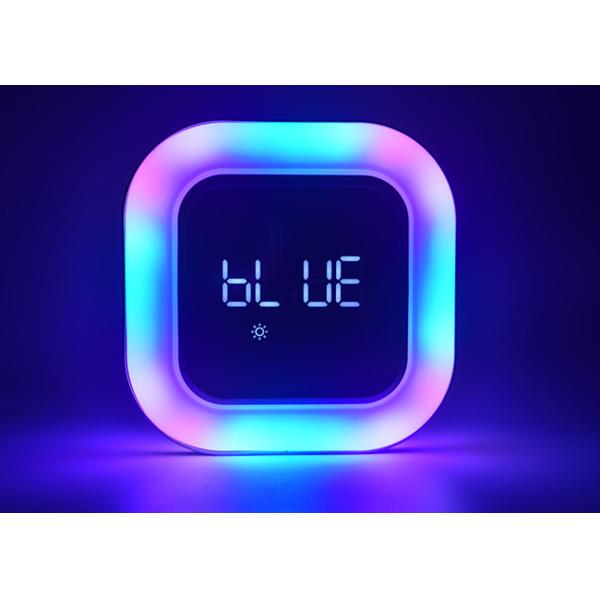 Music Bluetooth Alarm Clock Multi - Colors 5 Watt With Portable Vanity Mirror