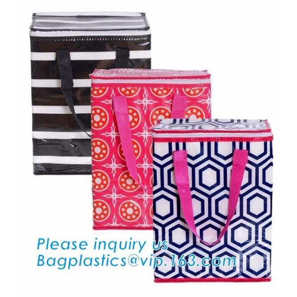 Foldable Lunch Insulated Cooler Bag Heated Food Delivery Bag Thermal Pizza Delivery Cooler Bag