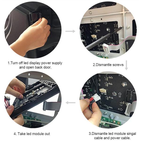 Customized Flexible Stage Indoor LED Display Board P3 Curved/Straight Advertising