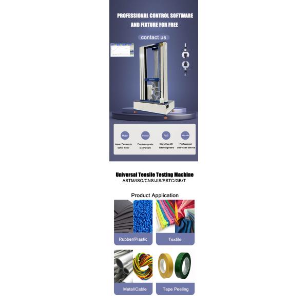 Double Column Servo Motor Universal Testing Machine 3point Bending Force Tester