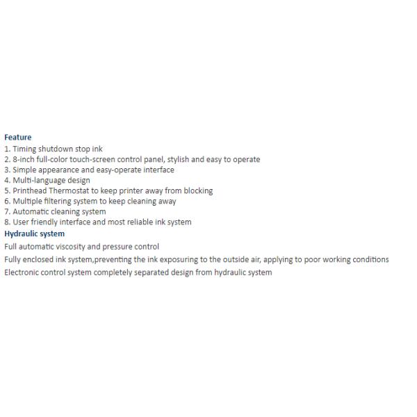 4 Lines Inkjet Coding Printer With 8 Inch Touch Screen 25×25 Dot Matrix