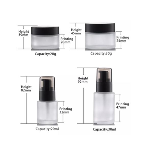 Transparent Frosted Empty Cosmetic Pump Bottle 100Ml With Duckbill Lid