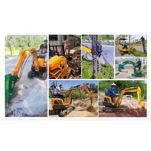 Mini Digger 1 Ton Prices with Thumb Bucket 3.5 Ton Mini Excavator KOOP 192F Engine